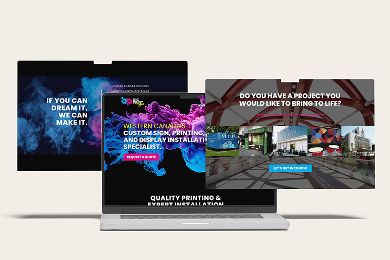 Big Print Signs Website
